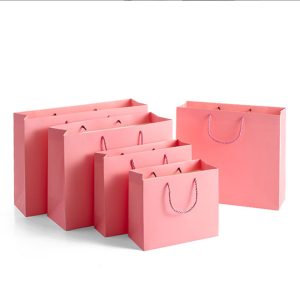 wholesale gifts cowhide paper bags clothing packaging bags women's clothing flowers shopping glasses paper handbagMaterials: Paper, art paper,kraft paper,coated paper