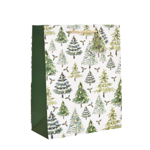 New Spot Stamping Paper Bag Cartoon Christmas Tote Bag Christmas Candy Paper Gift Bags