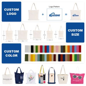 Custom Logo Cheap Plain Recycled Christmas Cotton Eco Friendly Canvas Cotton Shopping Tote Bag