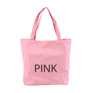 Wholesale Tote Shopping One Shoulder Canvas Bag Custom Korean Letter Printing Large Capacity Handle Bag