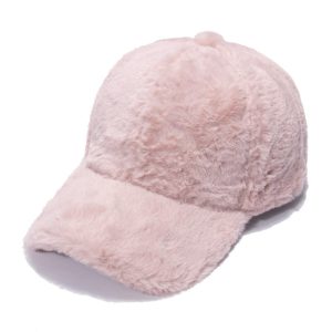 Ready to Ship Winter Warm Faux Wool Fur Sports-Caps/Fitted fur Baseball-Cap/Fashion Winter Hat in Wholesale