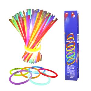 Custom party pack concert glowing bracelets neon glow toys light stick glasses
