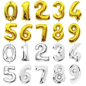 balloon with numbers