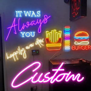 Free Design Custom Led Light Neon Sign No Moq Dropshipping Neon Sign For Bedroom Birthday Party Home Wedding Decor