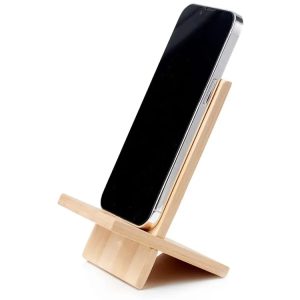 Hot Sale Portable Table Stand Universal 100% Bamboo Wood Mobile Phone Cell Phone Holder Stand