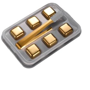 Fascinating Price Bar Accessories Cooling Stones Stainless Steel 304 Whiskey Ice Cube Wine Stone Customized Ice Cub