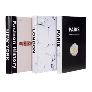 Professional Custom Blank Decorative Book Faux Books Home Decoration Modern