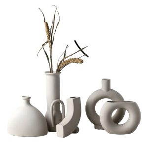 Wholesale Custom Cute Modern Black Gold Porcelain Luxury Home Decor Ceramic Home Decoration Accessories
