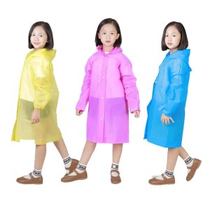Thickened children adult rain Raincoat Long whole body rainstorm proof suit adult Reusable disposable rainstorm proof Raincoat