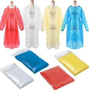 Portable Disposable Poncho Raincoats for Men Women Rain Poncho Emergency Poncho Fisherman Rain Coat