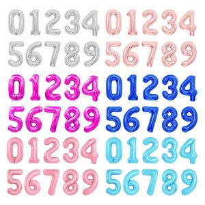 balloon with numbers