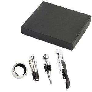 Top 2023 Metal Custom Stainless Steel Professional Waiters Wine Accessories Corkscrew Gift Box Set Bottle Beer Wine Opener