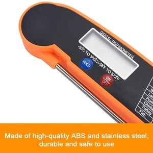 Online Top Seller Accurate Food Electronic Thermometer Barbecue Thermometer Probe Folding Kitchen Thermometer