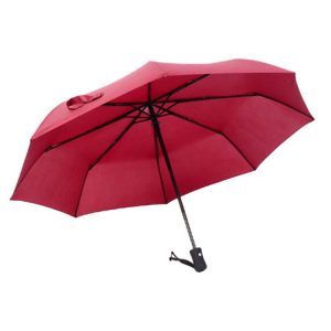 Low price 8k digital print folding umbrella single layer automatic open 3 fold umbrella with custom logo