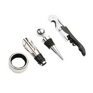 Top 2023 Metal Custom Stainless Steel Professional Waiters Wine Accessories Corkscrew Gift Box Set Bottle Beer Wine Opener