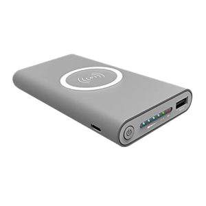 Factory Wholesale Wireless Power Banks 10000mah Qi-Enabled Cell Phone Portable Power Banks Wireless Battery Phone Charger Custom