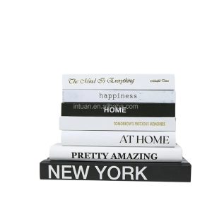 Professional Custom Blank Decorative Book Faux Books Home Decoration Modern