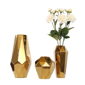 Wholesale Custom Cute Modern Black Gold Porcelain Luxury Home Decor Ceramic Home Decoration Accessories
