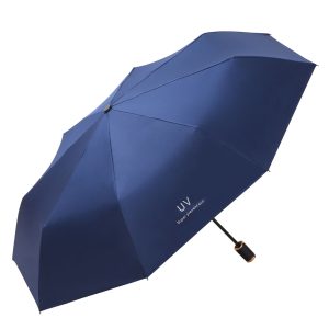 fold umbrella-deep blue