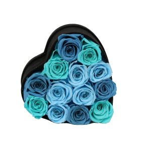 Heart Shape Box Forever Rose Preserved Rose Box Factory Supply Customized Chinese New Year Mother's Day Gift 2023 Easter Flowers
