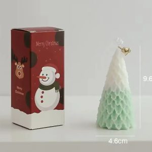 Low Price Christmas Tree Custom Manufacturing of Private Label Soy Wax Mini Small All Natural Luxury Scented Dinner Taper Candle