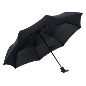 Low price 8k digital print folding umbrella single layer automatic open 3 fold umbrella with custom logo