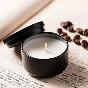 Stylish Little Black Jar Candle