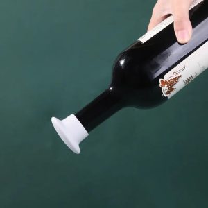 Custom Wine Accessories Gift Set Sparkling Beer Bottle Caps Silicone Red Wine Stopper