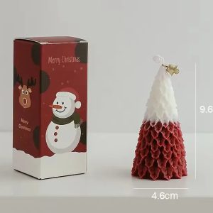 Low Price Christmas Tree Custom Manufacturing of Private Label Soy Wax Mini Small All Natural Luxury Scented Dinner Taper Candle