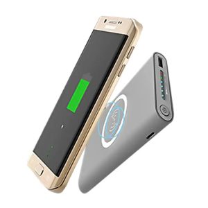 Factory Wholesale Wireless Power Banks 10000mah Qi-Enabled Cell Phone Portable Power Banks Wireless Battery Phone Charger Custom