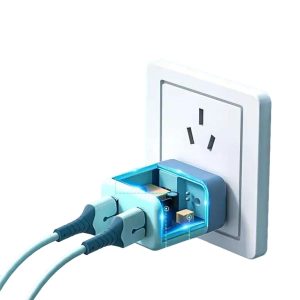 Colorful USB Plug Charger Charging Block USB Power Travel Adapter Wall Charger Cube Brick Box Base Head Compatible for iPhone