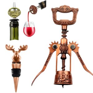 Hot Selling Red Wine Opener Corkscrew High End Wine Stopper Custom Gift Souvenir Wine Accessories