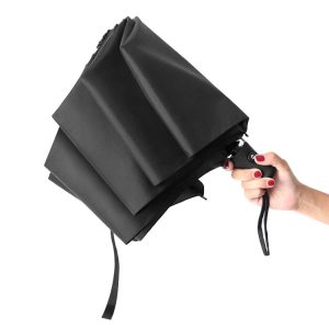 Low price 8k digital print folding umbrella single layer automatic open 3 fold umbrella with custom logo