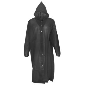 EVA Reusable Raincoat Disposable Adult Thickened Waterproof Rain Coat Women Transparent Waterproof Rainwear Hiking Poncho