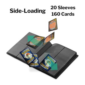 Collection Basketball Card Binder For Cards Binder 4-Pocket/9 Pocket Trading Card Binder Custom Album Folder