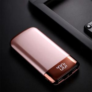 Top Selling Custom Logo Fast Charge LED Portable Power Station 10000mah for Universal Smart Phone Use Wholesales Power Banks