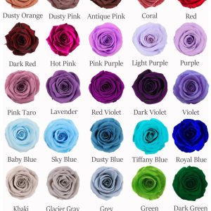 Heart Shape Box Forever Rose Preserved Rose Box Factory Supply Customized Chinese New Year Mother's Day Gift 2023 Easter Flowers