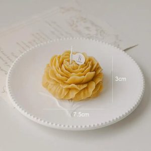 Custom Luxury Aromatic Gift Wax Scented Subshrubby Peony Flower Candles For Wedding