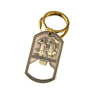 Hot Bulk Key Chain Beer Bottle Opener Cheap Metal Magnetic Wine Opener Keyholder Soft Enamel Custom Bottle Opener Keychain