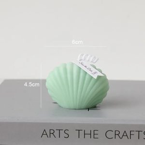 Customized Scents Plant Wax Aroma Art Sea Shell Shape Candle For Gift
