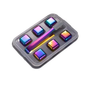 Fascinating Price Bar Accessories Cooling Stones Stainless Steel 304 Whiskey Ice Cube Wine Stone Customized Ice Cub