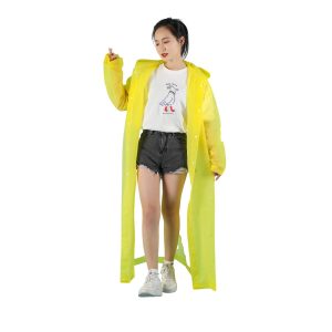 Thickened children adult rain Raincoat Long whole body rainstorm proof suit adult Reusable disposable rainstorm proof Raincoat