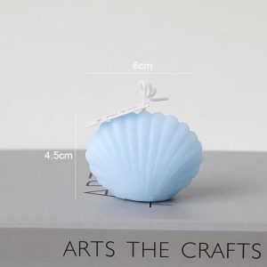 Customized Scents Plant Wax Aroma Art Sea Shell Shape Candle For Gift