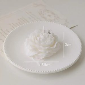 Custom Luxury Aromatic Gift Wax Scented Subshrubby Peony Flower Candles For Wedding