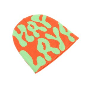 Wholesale Unisex All Over print Winter Hat Cap Custom Logo Acrylic Knitted Cuffed Beanie Hats