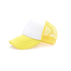 sublimation trucker hat custom logo Us warehouse 5 panel polyester hat for sublimation foam mesh baseball cap sublimation hat