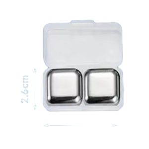 Fascinating Price Bar Accessories Cooling Stones Stainless Steel 304 Whiskey Ice Cube Wine Stone Customized Ice Cub