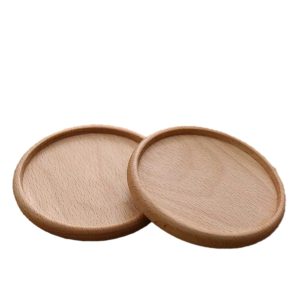 XS ltd. Factory Supply Round Square Walnut Bamboo Coaster Custom Beer Drink Print Wooden MDF Coaster