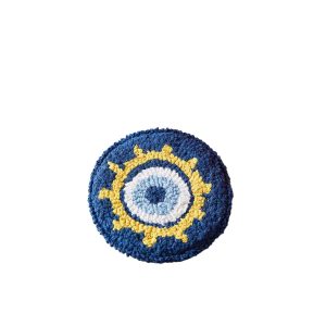 Innermor Halloween Handmade ghost pumpkin Tufted Cup Coasters Mini Mug Rug All Saints' Day Festival table decor cup mat