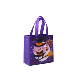 Eco-friendly Foldable Reusable Non Woven Fabric PP Laminated Christmas Rustic Totes Shopping Bags